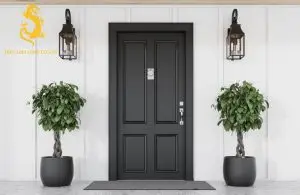 Vật phẩm phong thủy hóa giải cửa chính màu đen