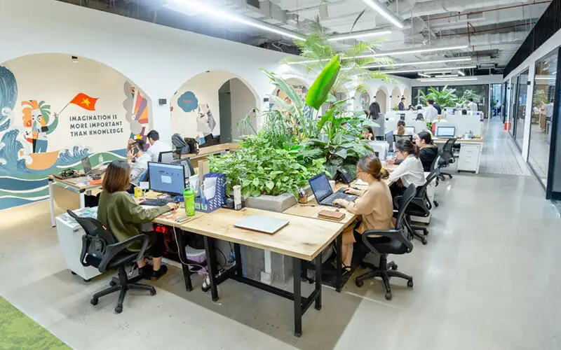 Bí Quyết Hiểu Rõ Ý Nghĩa Hình Chữ Nhật Phong Thủy Chính Xác 6 Thiết kế phòng làm việc phong thủy, cây xanh.