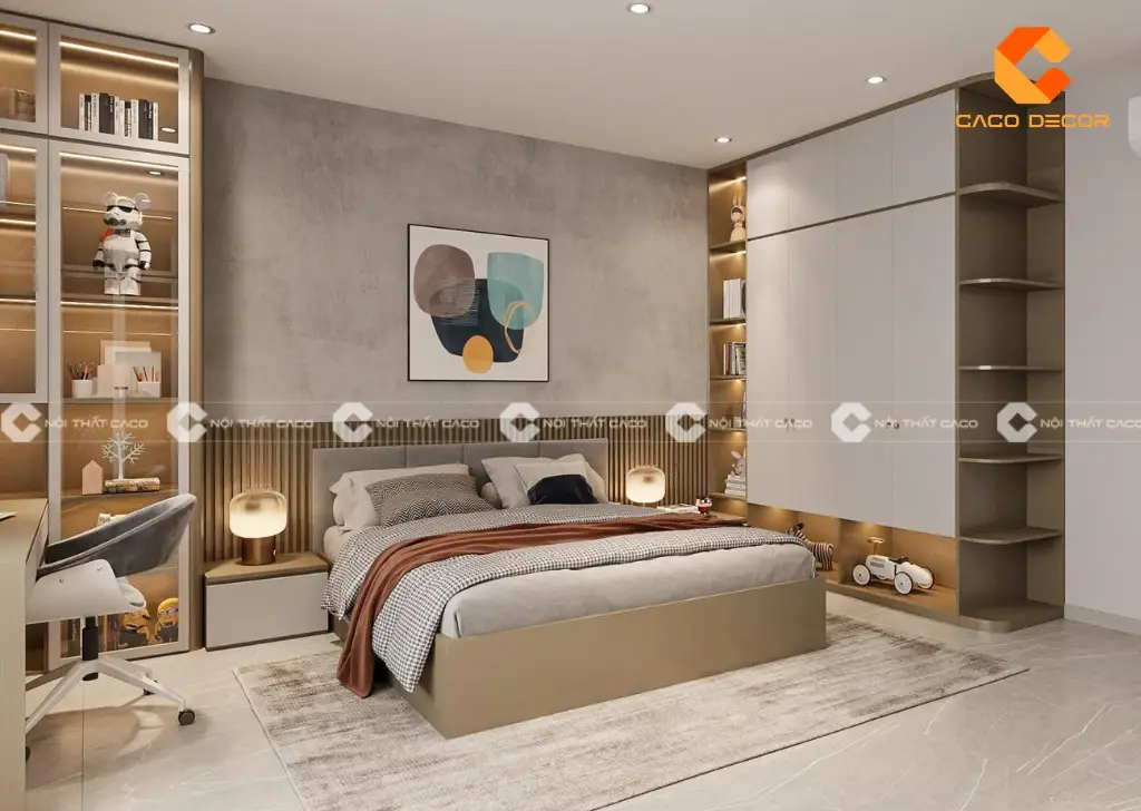 Phong Thủy Kiêng Kỵ Gương Trong Phòng Ngủ: Hóa Giải Hiệu Quả 7 Phòng ngủ ấm cúng, bố trí gương hợp lý.