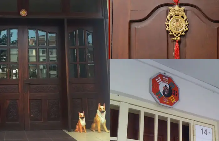 Vị trí kiêng kỵ treo gương Bát Quái