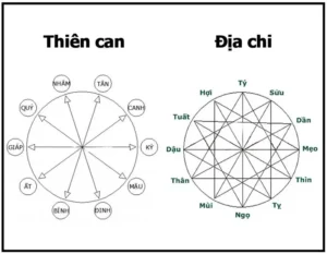 Bảng Can Chi Ngũ Hành minh họa