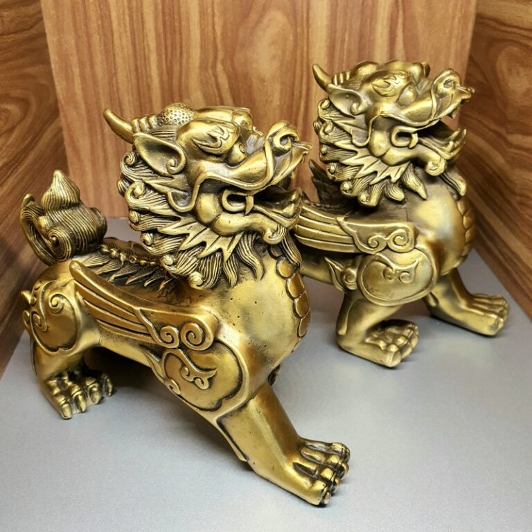 Tỳ Hưu Tại Cửa Hàng: Bí Quyết Hút Khách, Thu Hút Tài Lộc Ổn Định Theo Phong Thủy Chính Phái 1 Cặp Tỳ Hưu Thiên Lộc phong thủy tại cửa hàng