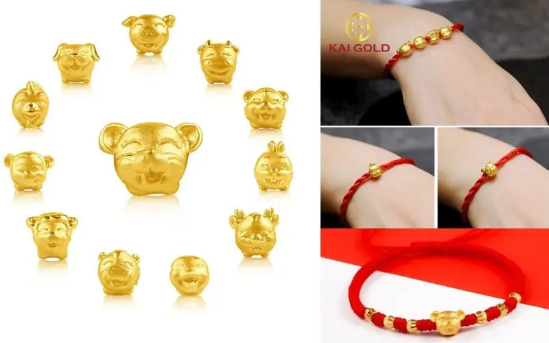 Vòng Phong Thủy Tuổi Mão Charm Linh Vật May Mắn.