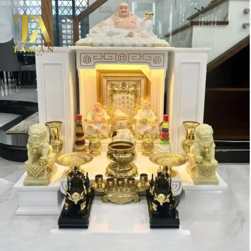 Bàn thờ Thần Tài Thiềm Thừ phong thủy