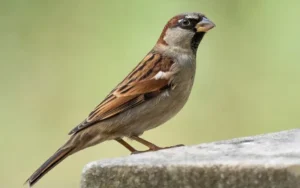 Chim sẻ bay vào nhà ấm cúng.