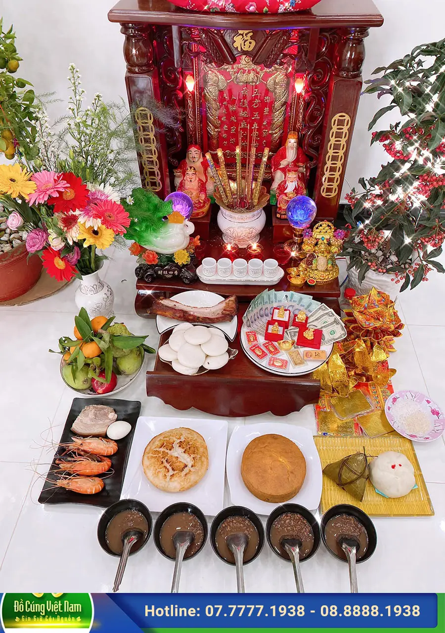 Quy Tắc Thờ Cúng Tượng Thần Tài Ngồi Ghế: Đặt Đâu Chuẩn, Cúng Gì Đúng 7 Mâm cúng Thần Tài Thổ Địa đầy đủ