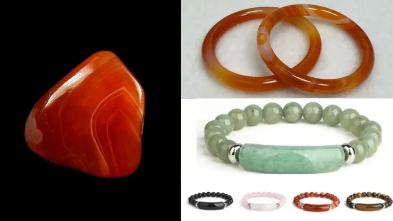 Vòng mã não đa sắc trên nền đá tự nhiên