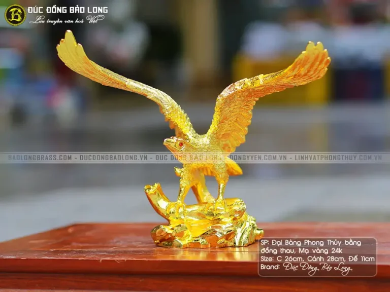 Tượng Đại Bàng Phong Thủy Mạnh Mẽ Trên Bàn Làm Việc