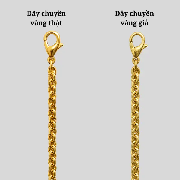 Nằm mơ thấy dây chuyền vàng đánh đề con gì? Giải mã và hành động! 6 Thẩm định dây chuyền: Kiểm tra thật giả.