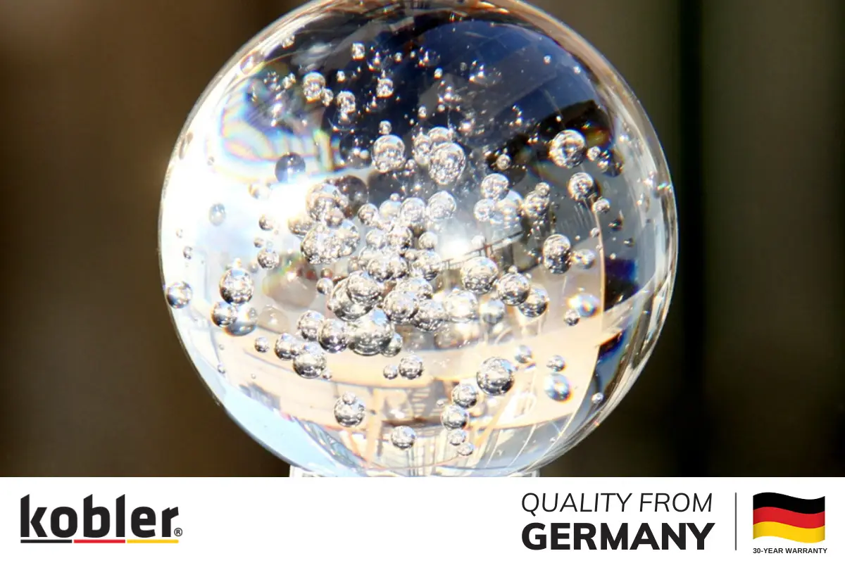 So sánh bao thể thạch anh, bọt khí thủy tinh.