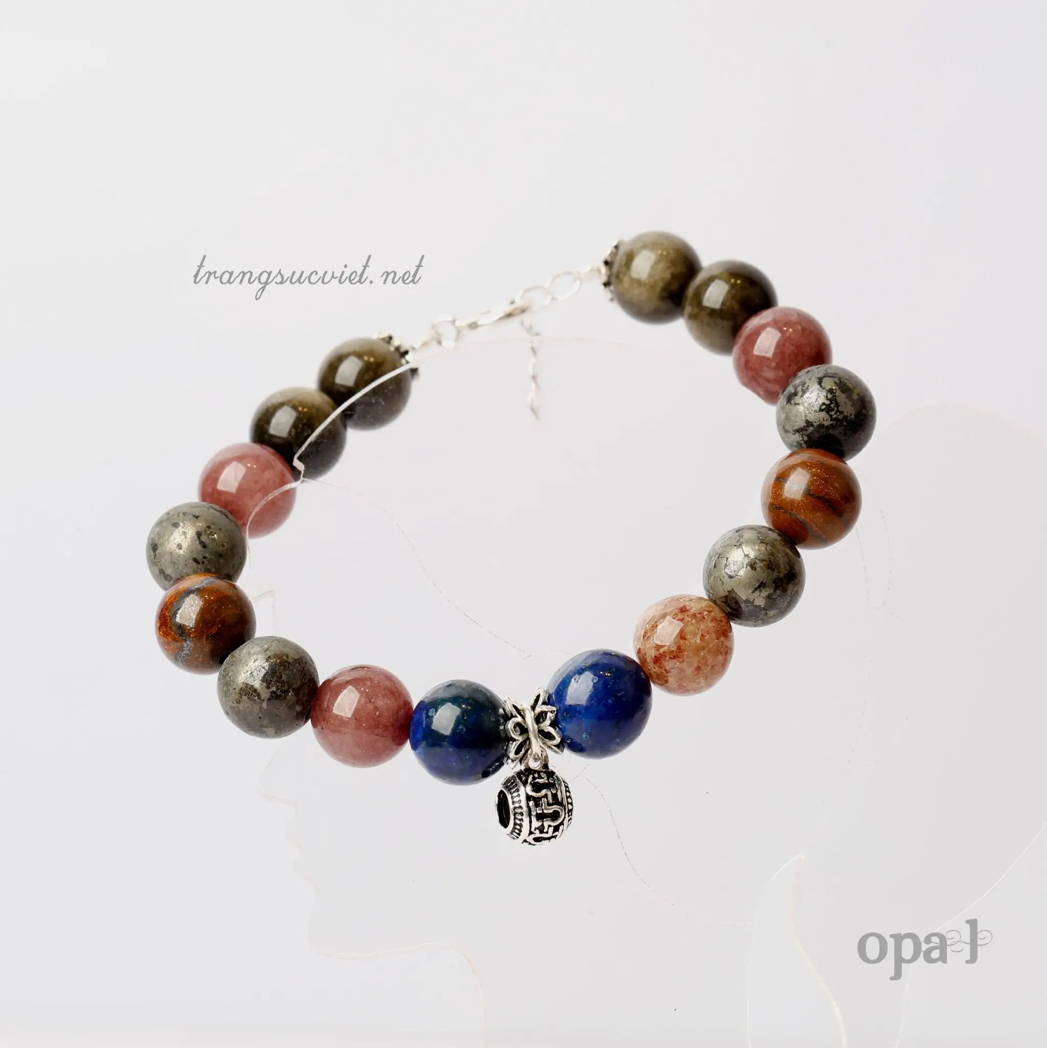 Bộ vòng đá tự nhiên đa dạng