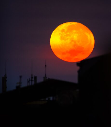 Mơ Thấy Mặt Trăng: Giải Mã Điềm Báo, An Tâm Sống Thuận Phong Thủy 7 Mặt trăng huyền ảo trên bầu trời đêm.