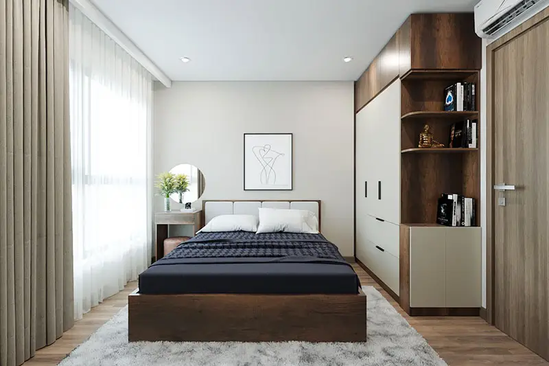 Hóa Giải Giường Ngủ Đối Diện Gương: Bí Quyết Đặt Chuẩn Phong Thủy Từ Chuyên Gia 6 Bố trí gương phòng ngủ hợp phong thủy