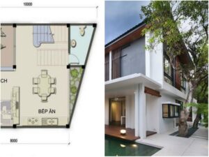 Góc nhà sắc bén chĩa vào không gian sống