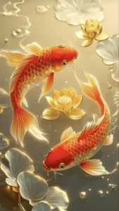Cá Chép Vàng Hồ Sen: Thanh Cao, May Mắn