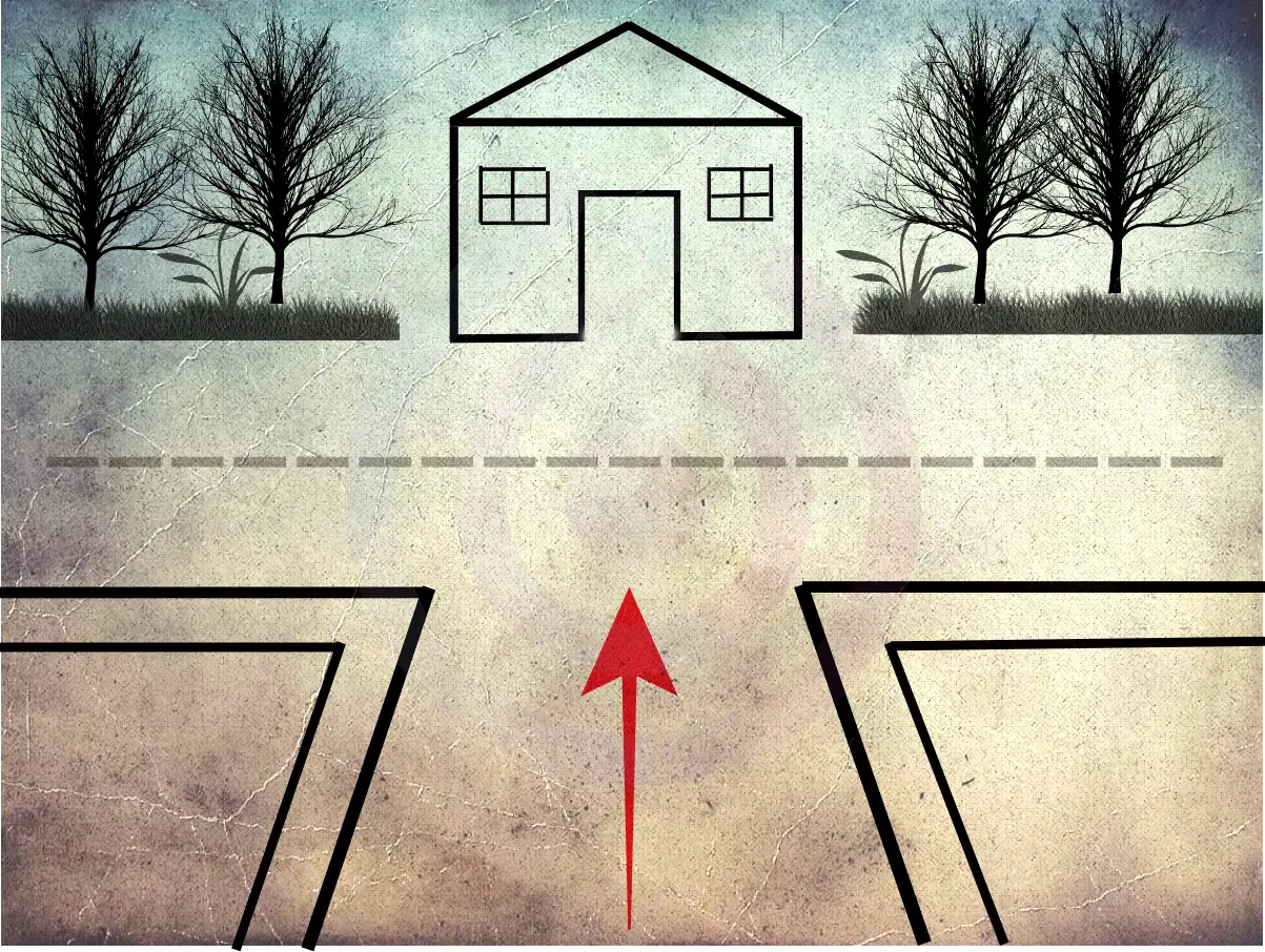 Phong thủy nhà xấu: Sát khí từ cấu trúc ngoài.