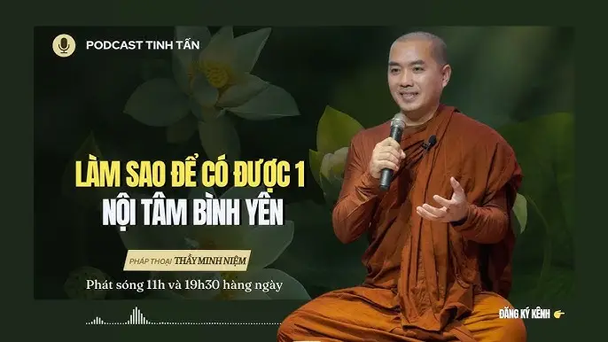 Người thiền tìm bình yên nội tâm.