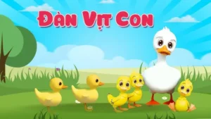 Đàn vịt con dễ thương đáng yêu