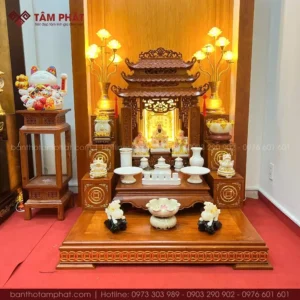 Bàn thờ thanh tịnh khai quang linh vật