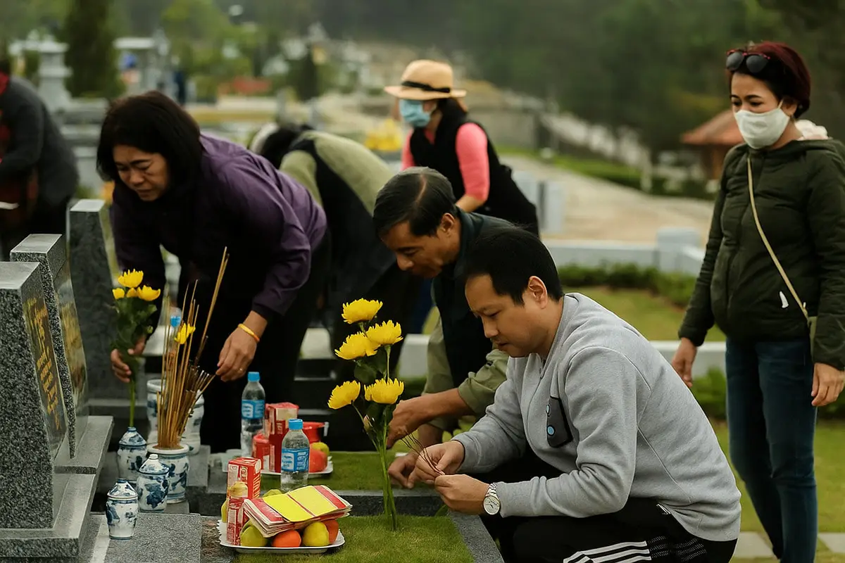 Nằm mơ thấy bốc mộ người thân: Giải Mã Ý Nghĩa và Cách Hóa Giải 4 Khoảnh khắc suy tư tại mộ.