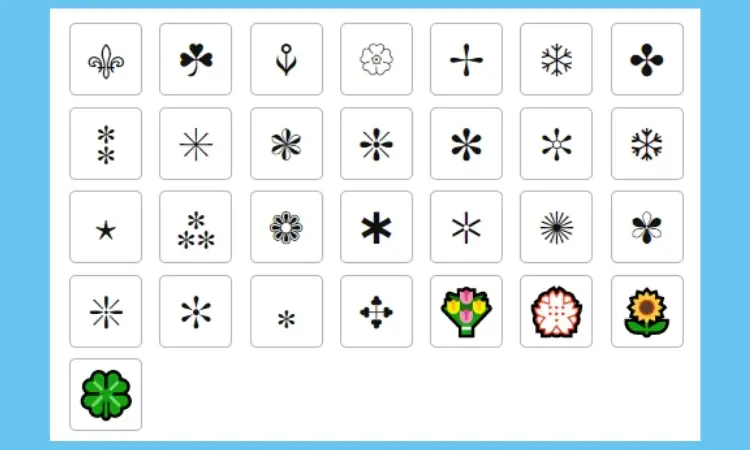 Bảng số, ký hiệu may mắn tâm linh