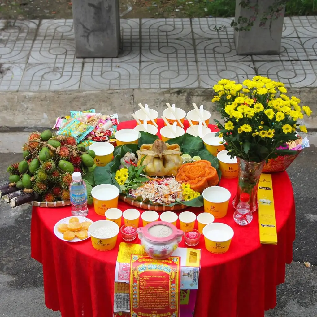 Lễ vật cúng cô hồn chi tiết
