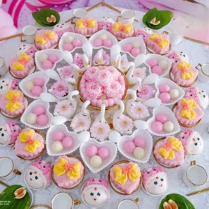 Vật phẩm thờ cúng thôi nôi bé gái