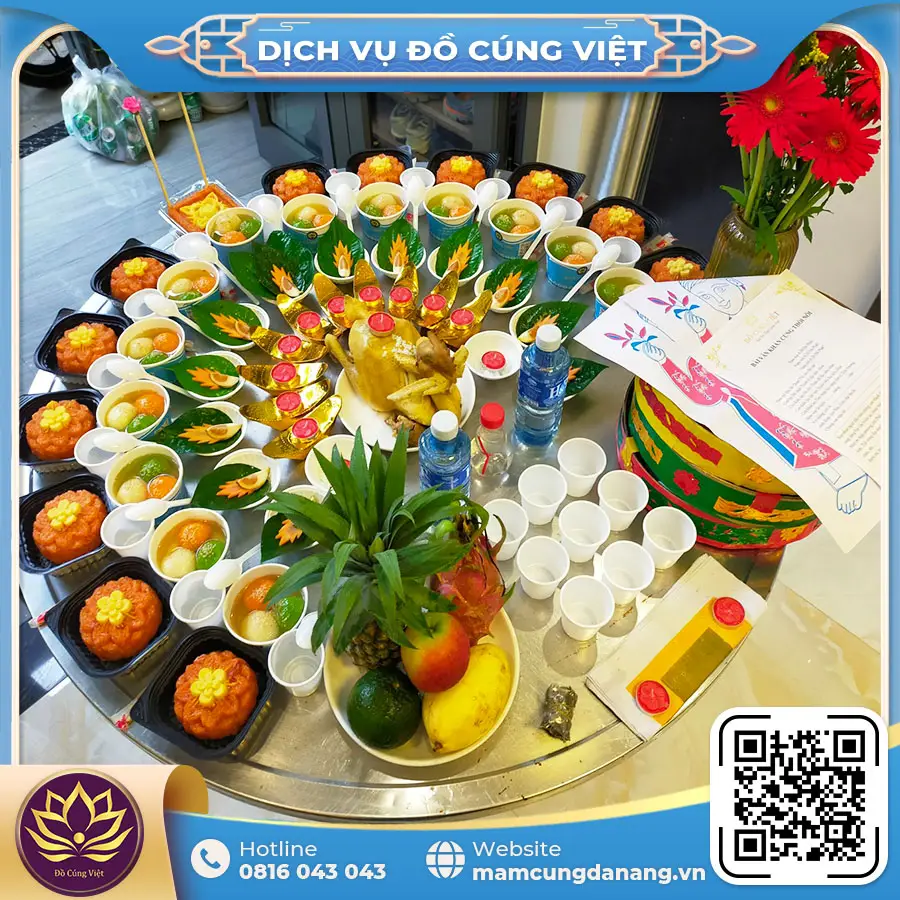 Sơ đồ bàn thờ thôi nôi bé gái chuẩn