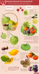 Sơ đồ Mâm Ngũ Quả Miền Nam Chuẩn