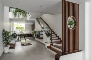 Hình ảnh minh họa cầu thang trong không gian nhà