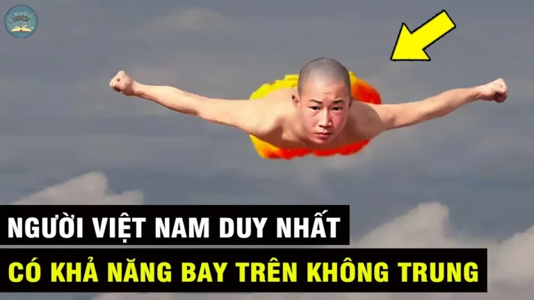 Người bay lên thiên đường rực rỡ giữa mây.