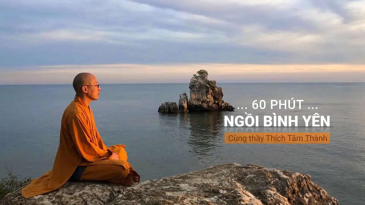 Thiền định bình minh bên sông an yên