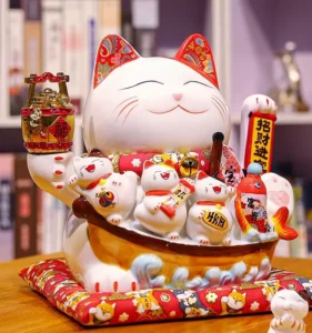 Mèo Thần Tài: Biểu tượng may mắn thịnh vượng