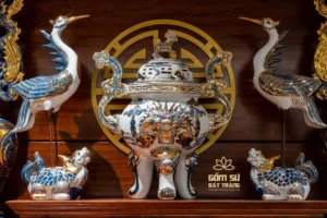 Bộ vật phẩm thờ cúng đầy đủ, tinh tế