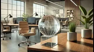 Mệnh Thủy Hợp Hướng Bắc: Ý Nghĩa Phong Thủy Sâu Sắc 6 Bàn làm việc gọn gàng, cây, quả cầu phong thủy, ánh sáng.