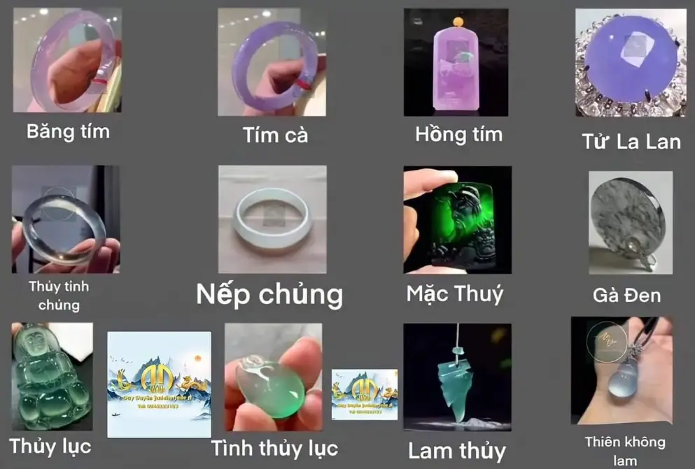 Hướng Dẫn Chuyên Sâu Chọn Vòng Ngọc Phỉ Thúy Nam 1985 Thu Hút Cát Khí 7 Vòng phỉ thúy nam đa dạng màu sắc, kích cỡ.