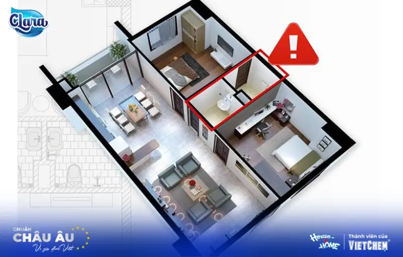 Kiêng Kỵ Nhà Vệ Sinh Giữa Nhà: Hóa Giải Và Bố Trí Phong Thủy Chính Xác 7 Vật phẩm phong thủy hóa giải vệ sinh trung tâm.