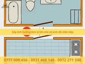 Luồng khí xung đột: Bếp đối đầu Vệ sinh.