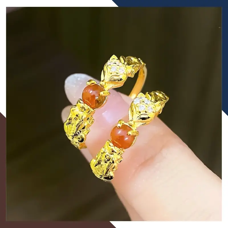 Vòng vàng Tỳ Hưu Hồ Ly phong thủy