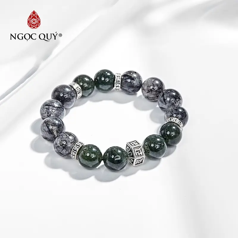 Vòng Phong Thủy Đá Trắng, Xám, Đen, Xanh.