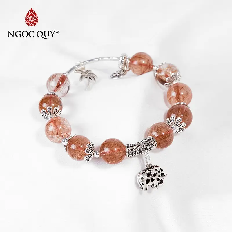 Vòng đá 10mm phong thủy đa sắc cho từng mệnh.