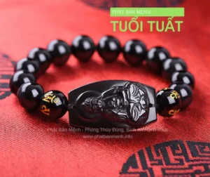 Vòng tay phong thủy đá tự nhiên nam tuổi Tuất