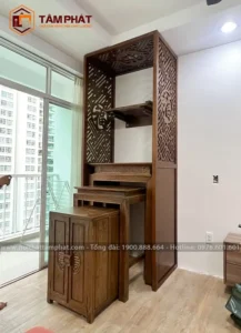 Thiết kế bàn thờ phòng ngủ kín đáo