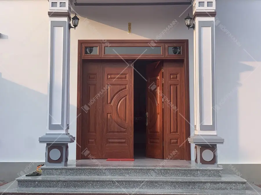 Giải Pháp Hóa Giải Cửa Chính Bằng Chuông Gió Chuẩn Phong Thủy 4 Các thế sát phong thủy cửa chính thường gặp