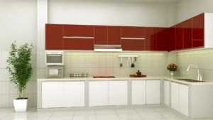 Bếp sạch gọn, Thủy Hỏa cân bằng phong thủy.