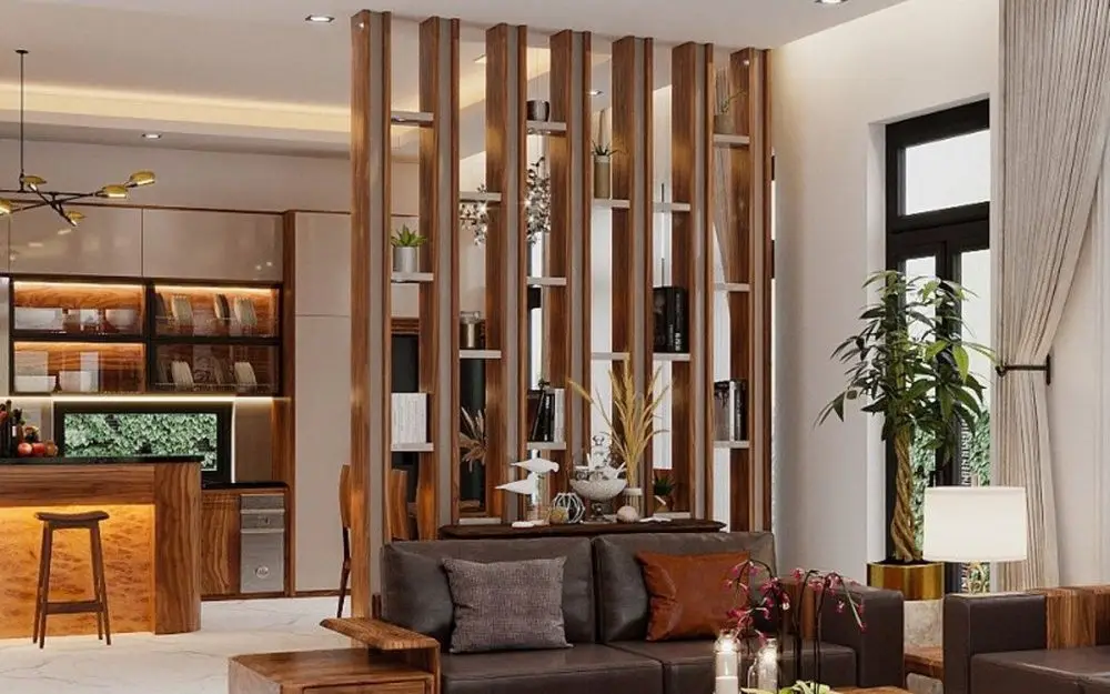 Hóa giải phong thủy bằng vách ngăn, vật phẩm