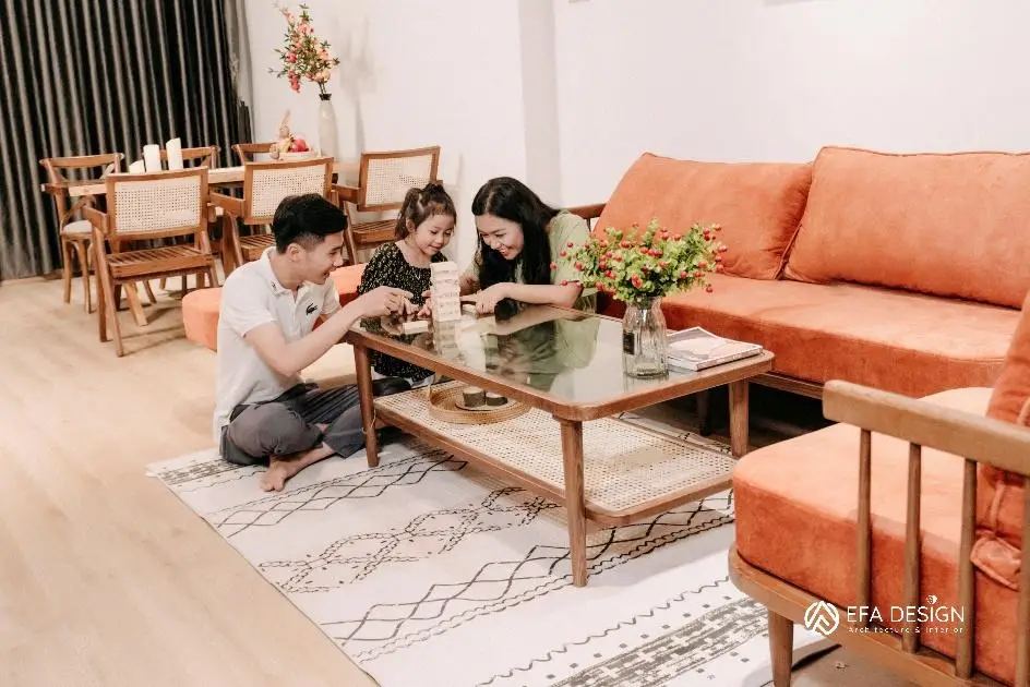 Khoảnh khắc gia đình hạnh phúc, bình yên