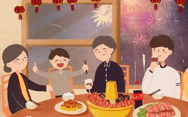 Gia đình sum vầy hạnh phúc sung túc