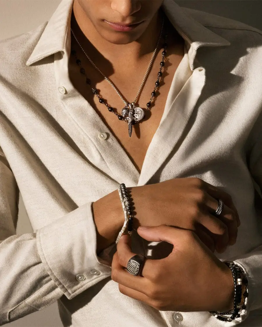 Vòng Phong Thủy Nam Theo Tuổi: Khám Phá Năng Lượng Tương Hợp Để Kiến Tạo Vận Mệnh Vượng Khí 6 Người đàn ông lịch lãm đeo vòng phong thủy nam.