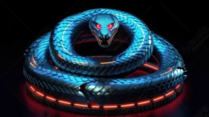 Rắn cuộn mình đầy bí ẩn